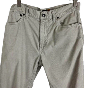 J.Crew Slim Straight Light Gray Cordoury Pants